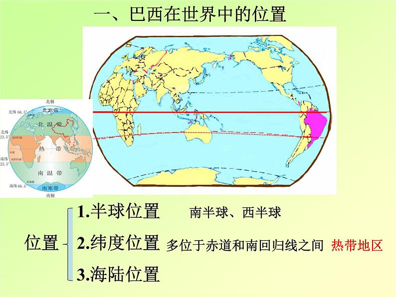 粤教版七年级下册地理 9.3巴西 课件第3页