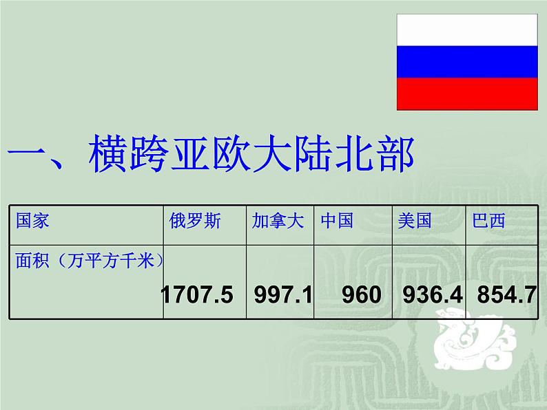 中图版八年级下册地理 7.5俄罗斯 课件第3页