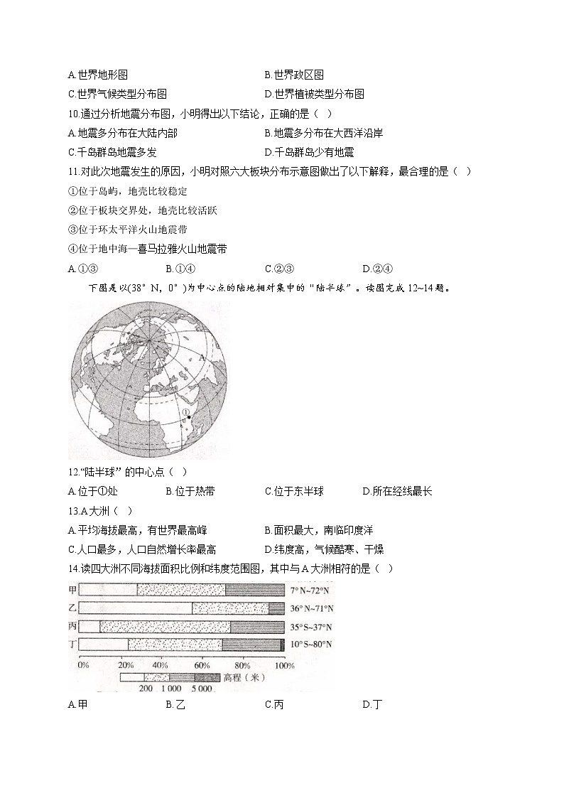2022届中考地理模拟卷 河南专版（二）第3页