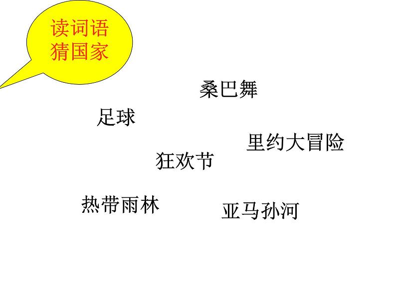 中图版八下地理 7.4 巴西 课件01