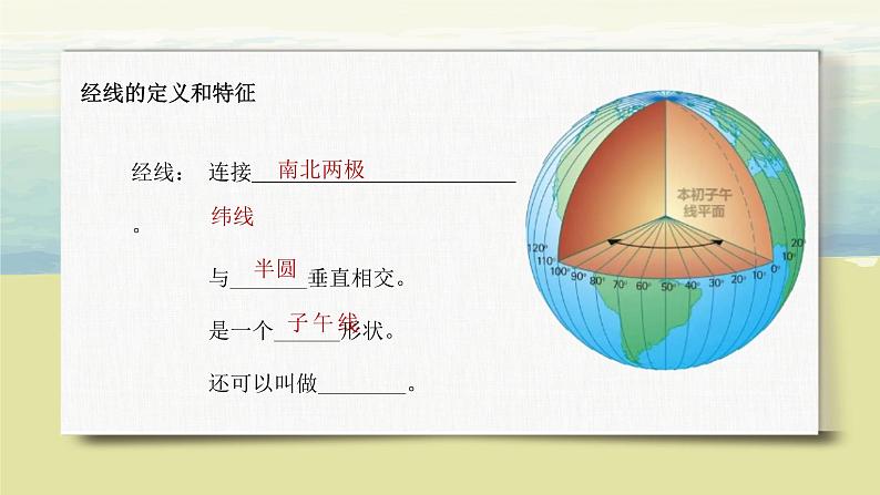 1.1地球和地球仪（第三课时）课件+教案+同步练习06