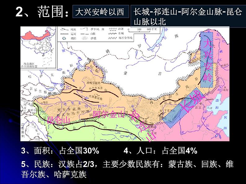 商务星球版八下地理 8.1西北地区 区域特征 课件第3页