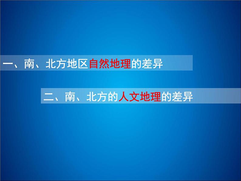 商务星球版八下地理 第7章 活动课 认识南方地区和北方地区的区域差异 课件06