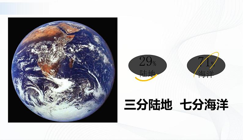 湘教版地理七上2.2《世界的海陆分布》 第一课时 授课课件第3页