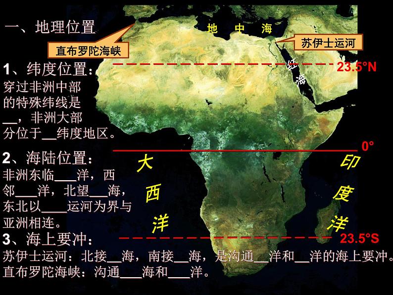 粤教版七年级下册地理 10.1非洲概述 课件第4页