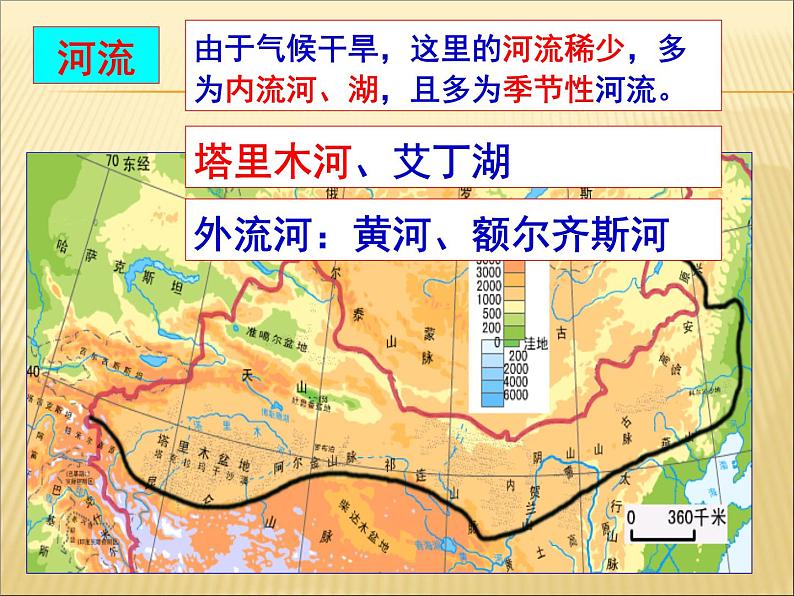 粤教版八年级下册地理 6.3西北地区 课件第7页