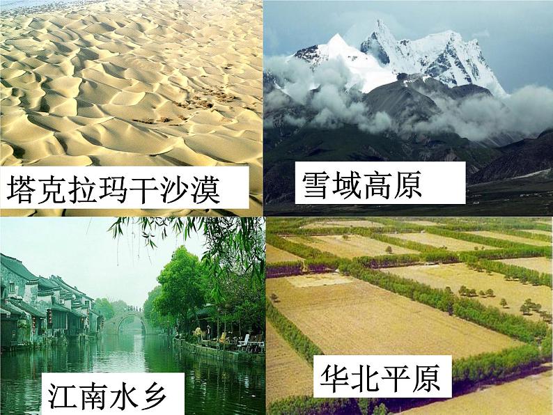 中图版七年级下册地理 6.2四大区域自然环境对生产和生活的影响 课件03