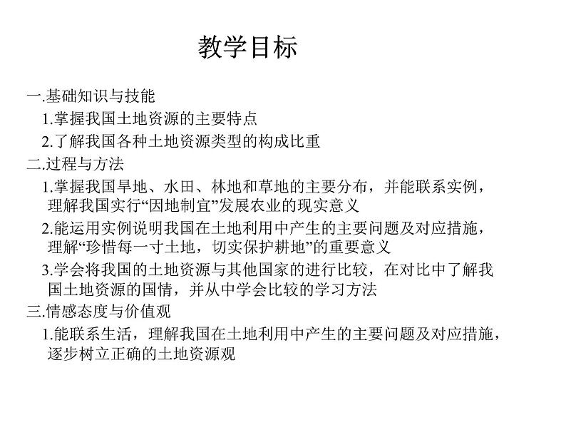 中图版七年级下册地理 4.2土地资源与农业 课件03