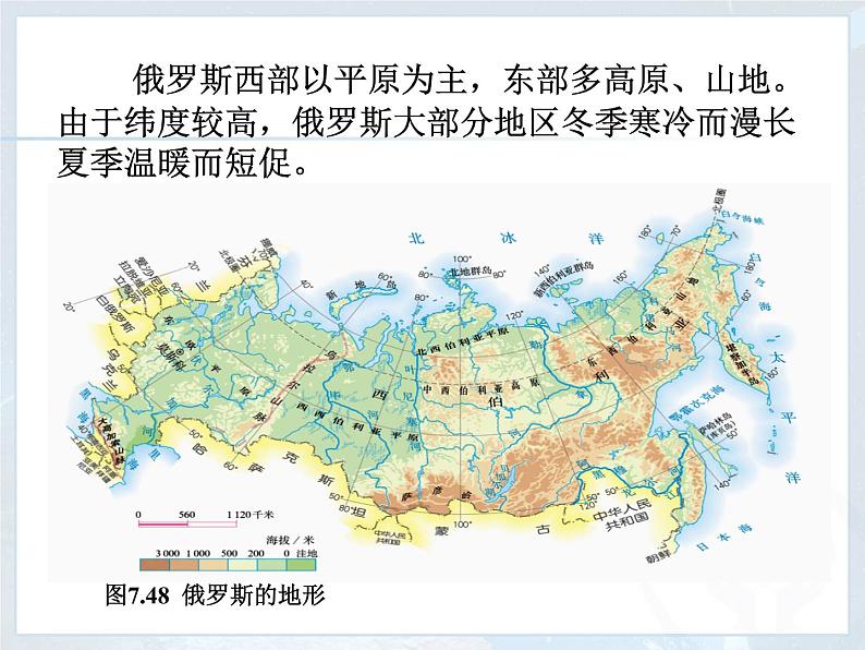 粤教版七下地理  8.3俄罗斯 课件04