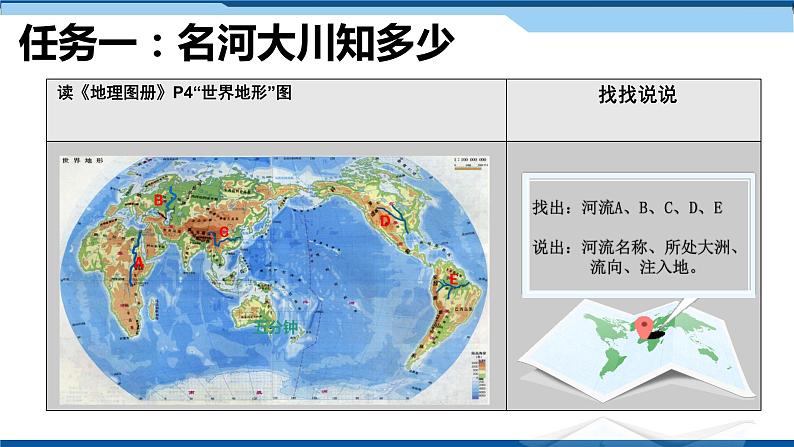 初中地理沪教课标版下册大地的动脉——河流 世界名河大川 大地明珠——湖泊部优课件03