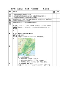 初中地理人教版 (新课标)八年级下册第二节 “白山黑水”——东北三省教案及反思