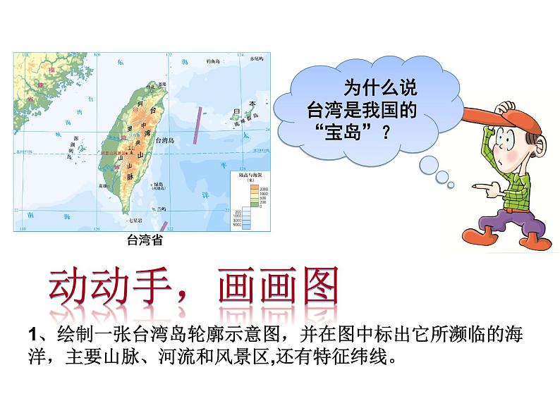 粤教版八年级下册地理 7.6台湾省 课件04