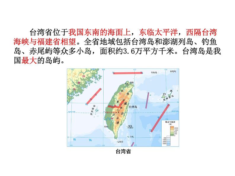 粤教版八年级下册地理 7.6台湾省 课件07