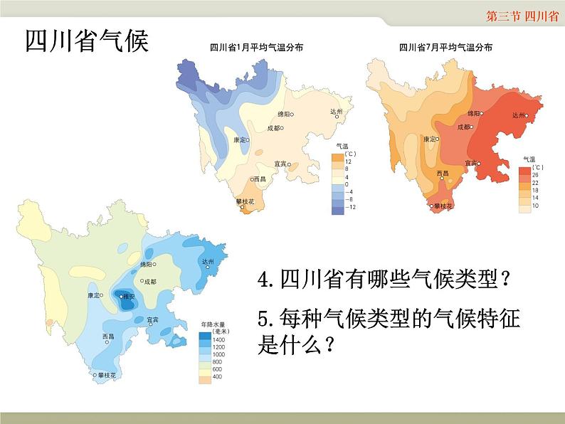 中图版七年级下册地理 7.3四川省 课件第8页