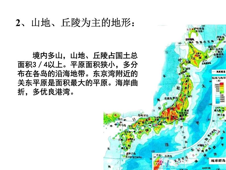 人教版七下地理  7.1日本 课件08