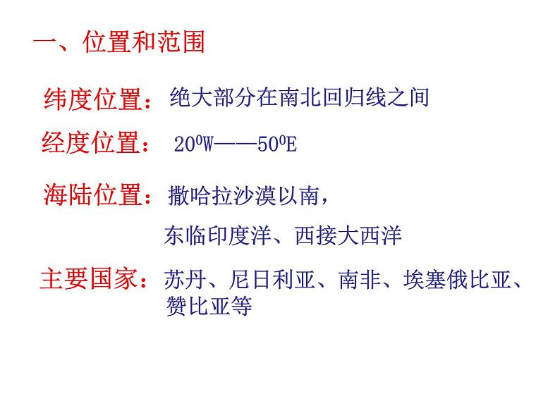 粤教版七下地理  10.2撒哈拉以南非洲 课件第8页