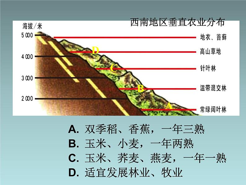 中图版七下地理 4.2土地资源与农业 课件第7页