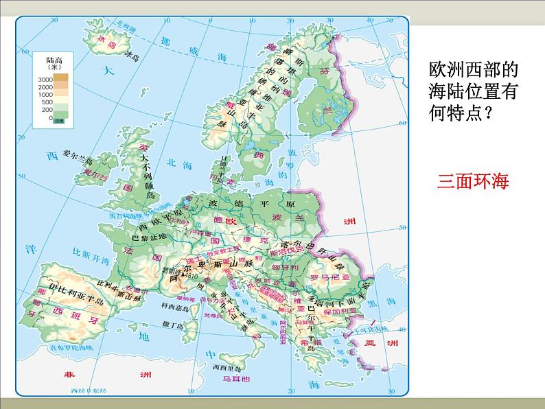 中图版八下地理  6.3  欧洲西部 课件第8页