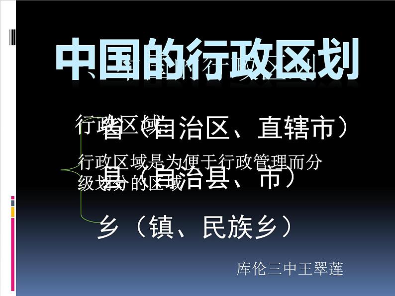 初中地理 中图课标版 七年级上册 疆域和行政区划 中国的行政区划 课件02