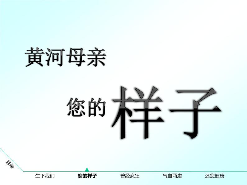 初中地理 沪教课标版 七年级上册 中华民族的母亲河 黄河的治理 黄河 课件05