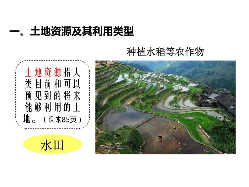 初中地理中图版七年级上册 土地资源部优课件第5页