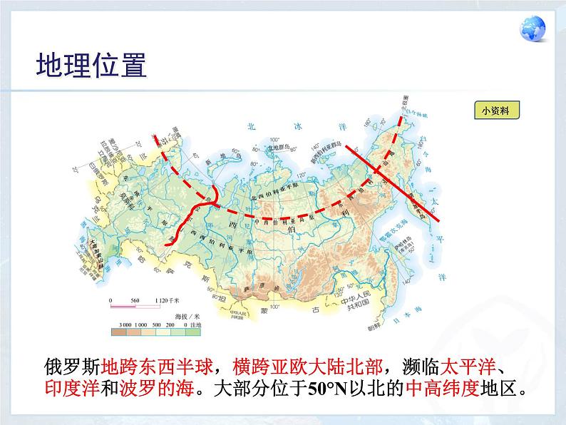 初中地理中图版八年级下册 俄罗斯部优课件07