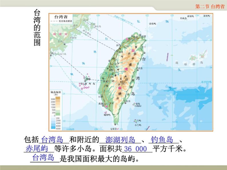 中图版七下地理 7.2台湾省 课件06