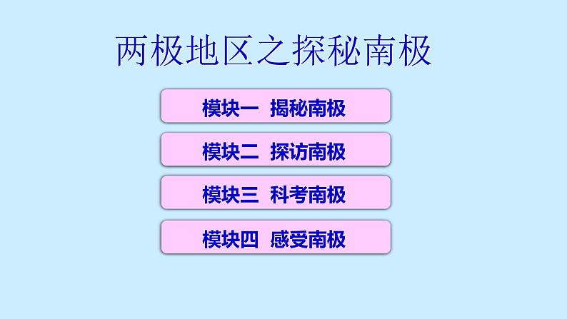 中图版地理八年级下册6.5 极地地区 课件05