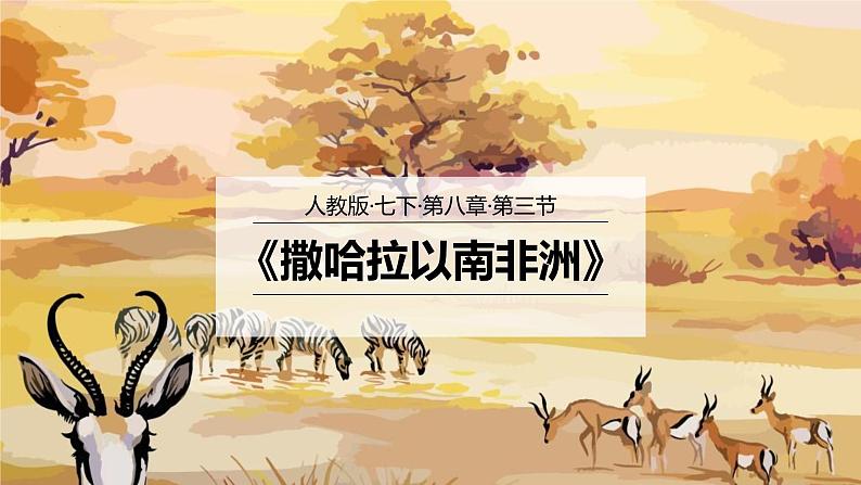 8.3撒哈拉以南非洲课件人教版地理七年级下册02