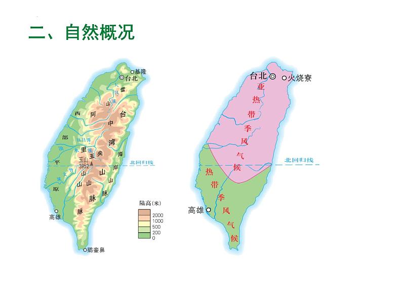 8.2台湾省的地理环境与经济发展课件湘教版地理八年级下册第5页