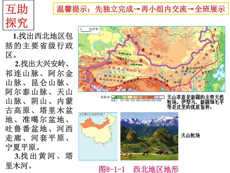 商务星球版八下地理 8.1西北地区 区域特征 课件第3页