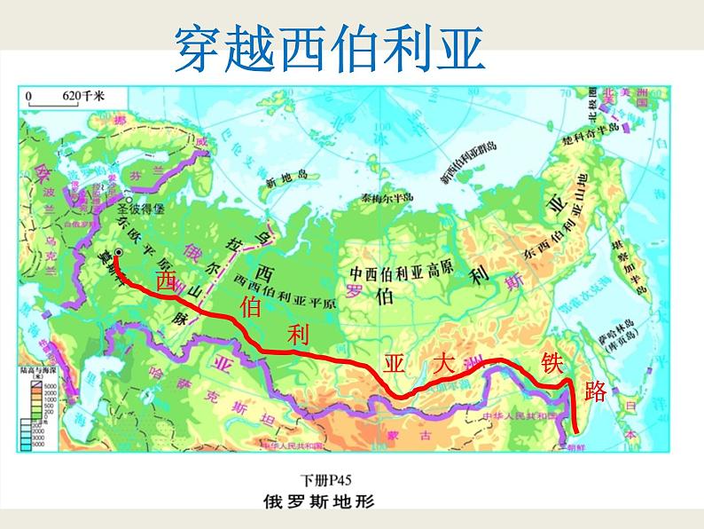 粤教版七年级下册地理 8.3俄罗斯 课件第3页