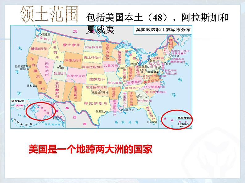 中图版八年级下册地理 7.2美国 课件第6页