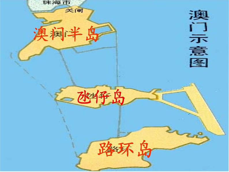 湘教版八下地理 7.2澳门特别行政区的旅游文化特色 课件06