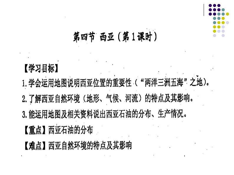 粤教版七年级下册地理 7.4西亚  课件第4页