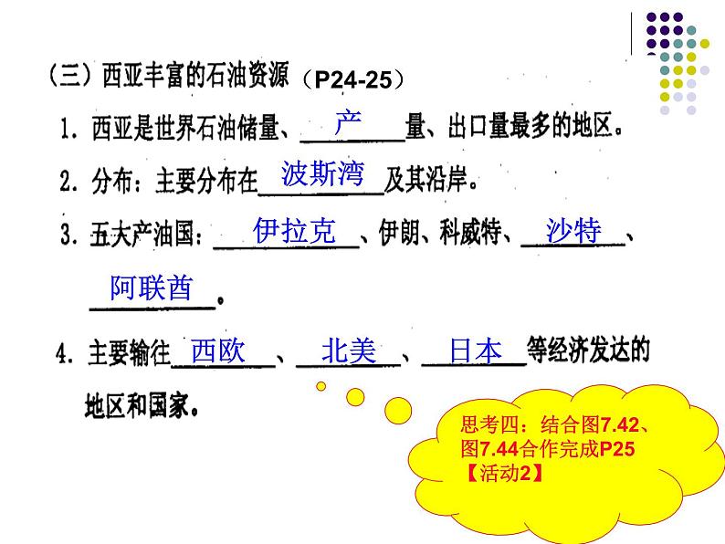 粤教版七年级下册地理 7.4西亚  课件第8页