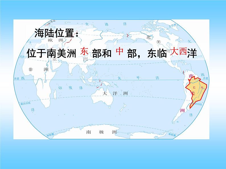 粤教版七年级下册地理 9.3巴西 课件05