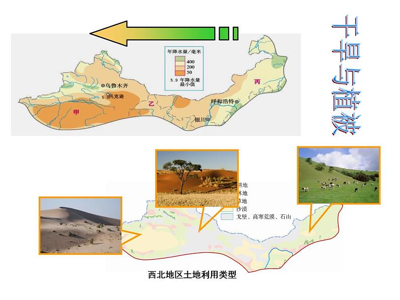 粤教版八年级下册地理 6.3西北地区 课件第7页