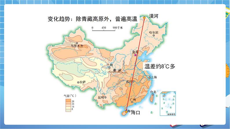 人教版八上2.2 气候（第一课时）课件第7页