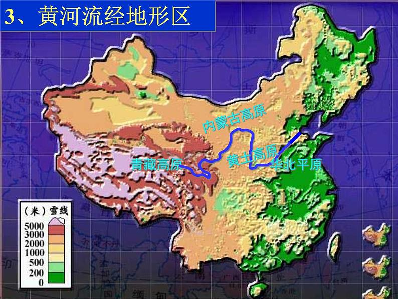 初中地理 湘教课标版 八年级上册 中国的河流 滔滔黄河   课件第7页