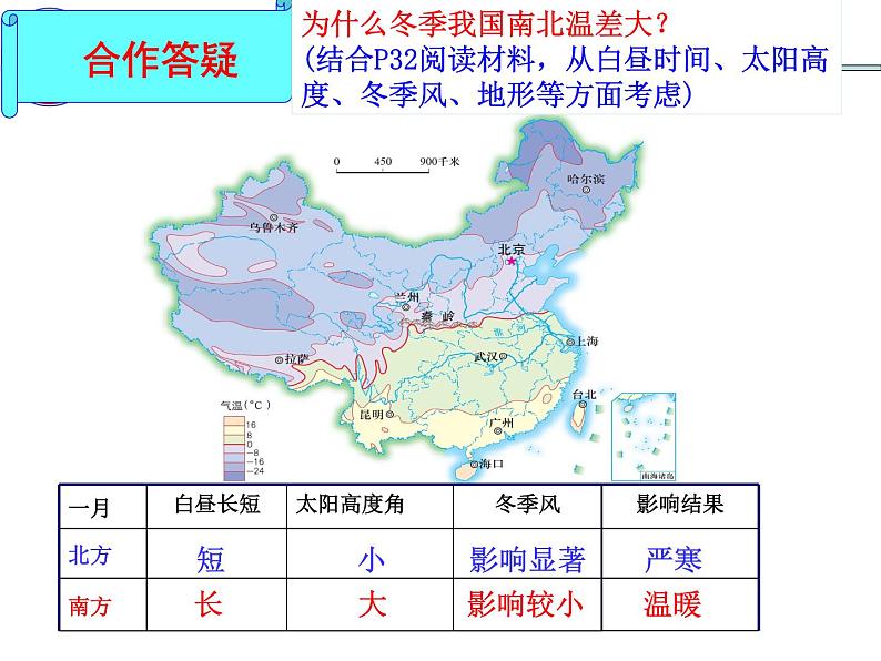 初中地理 湘教课标版 八年级上册 中国的疆域 中国的气候课件 课件07