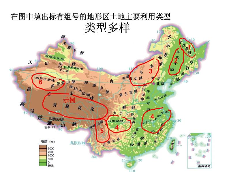 初中地理 湘教课标版 八年级上册 中国的土地资源 课件07