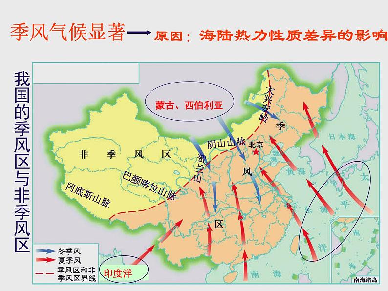 初中地理 湘教课标版 八年级上册 中国的气候 课件第6页