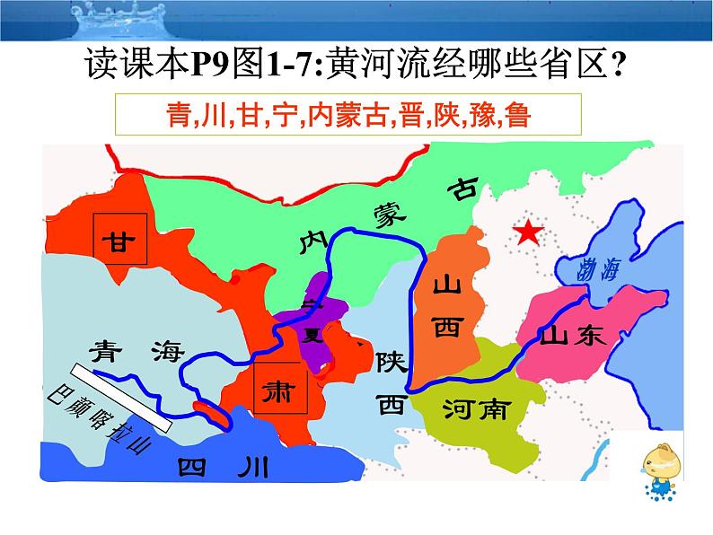 初中地理 湘教课标版 八年级上册 中国的河流 滔滔黄河 课件04