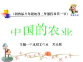 初中地理 湘教课标版 八年级上册 农业《识农业》课件