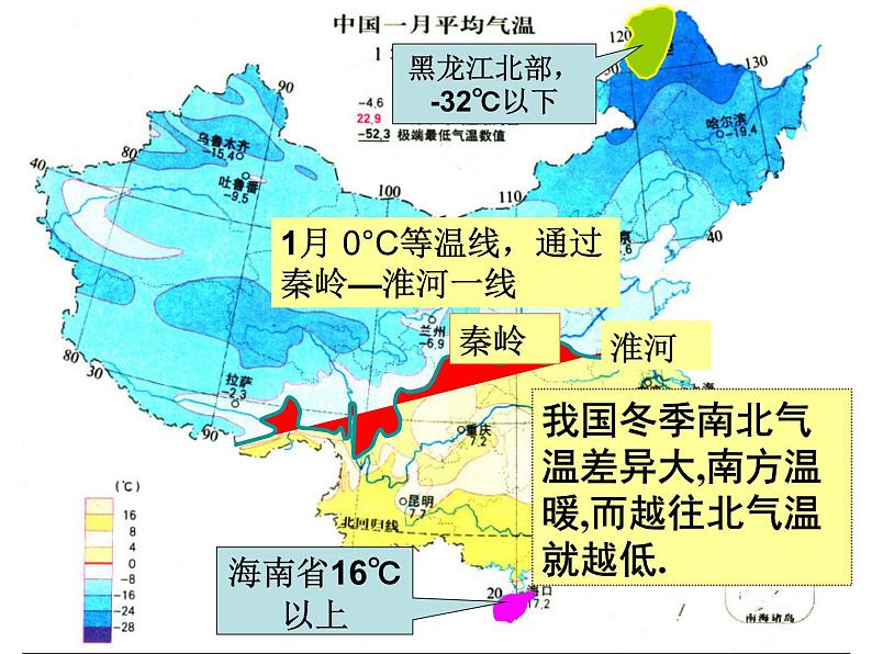 初中地理 湘教课标版 八年级上册 中国的气候 教学 课件08