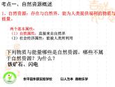 初中地理 湘教课标版 八年级上册 自然资源概况 教学 课件