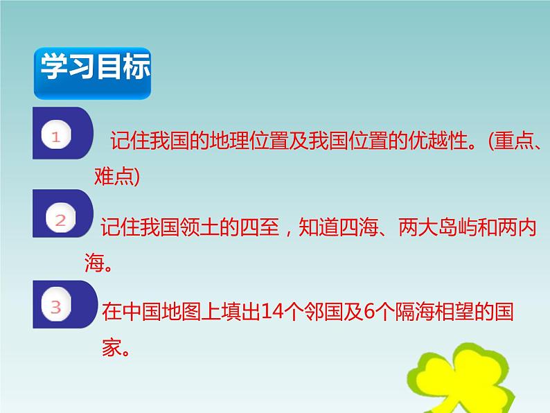 初中地理 湘教课标版 八年级上册中国的疆域 课件04