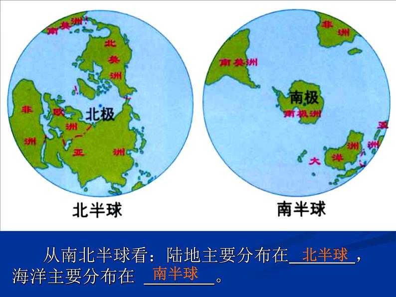 初中地理 湘教课标版 七年级上册 世界的海陆分布  课件06