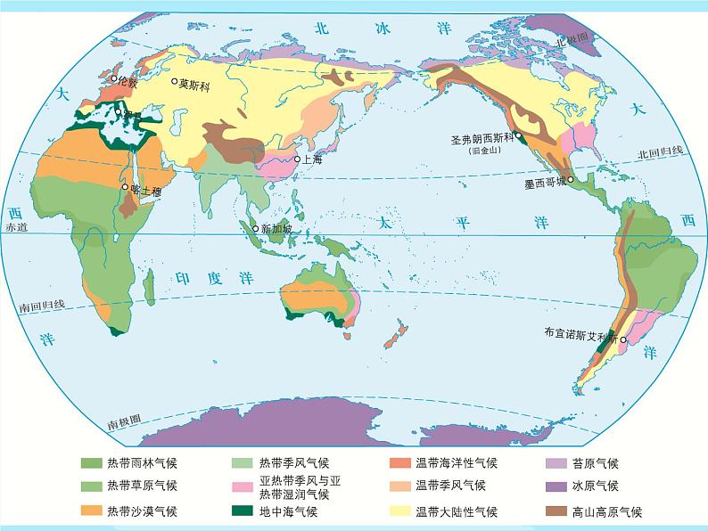 初中地理 湘教课标版 七年级上册 世界主要气候类型课件04